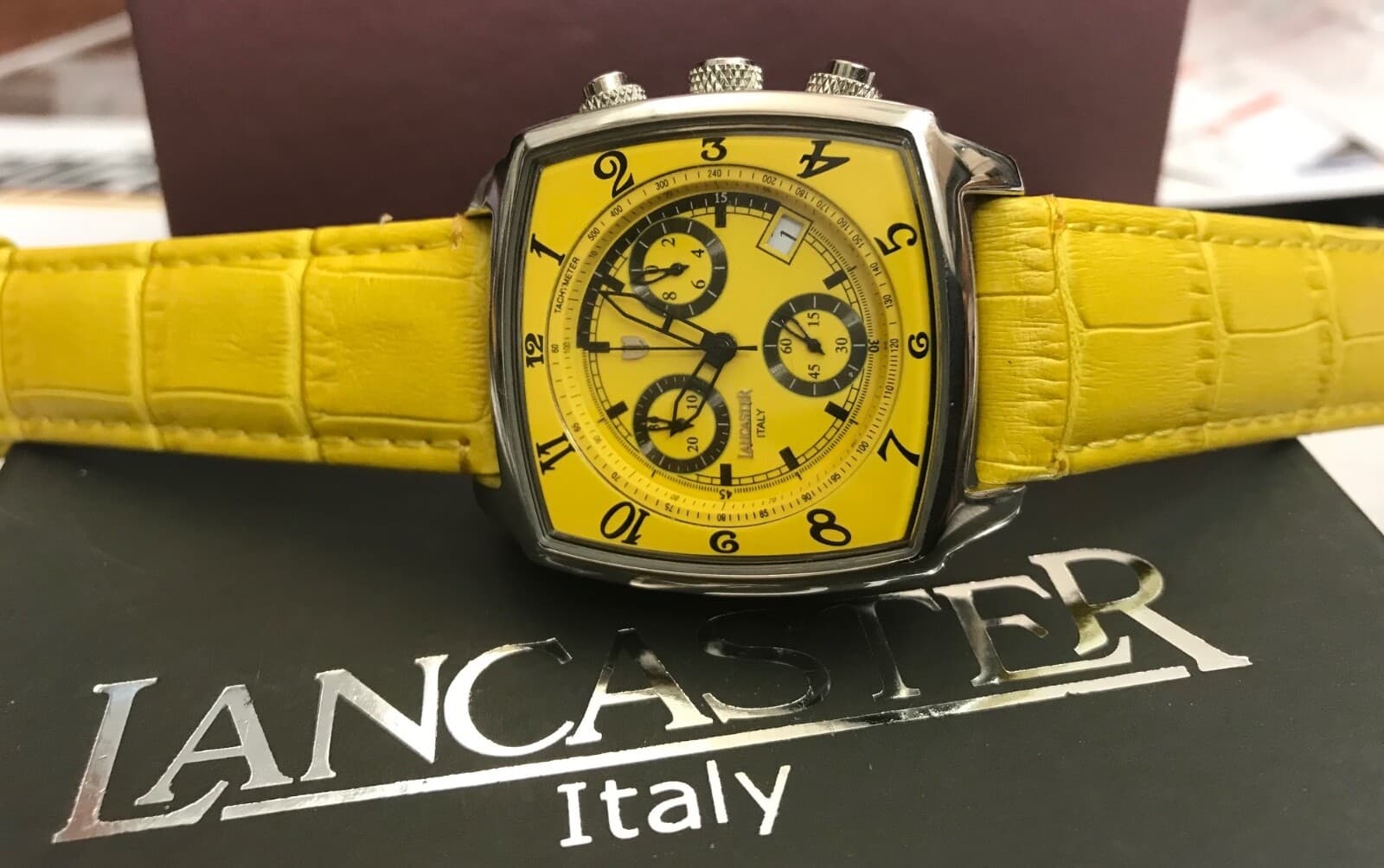 Lancaster Chronograph Yellow 0262
